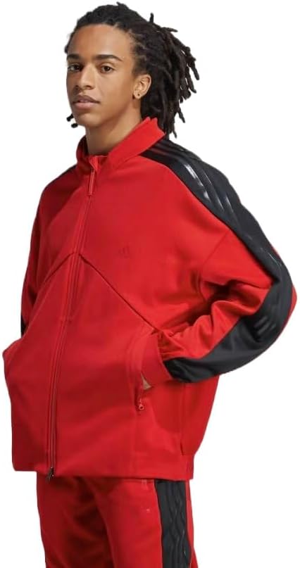 ADIDAS MEN’S TIRO ADVANCED TRACK JACKET, Better Scarlet