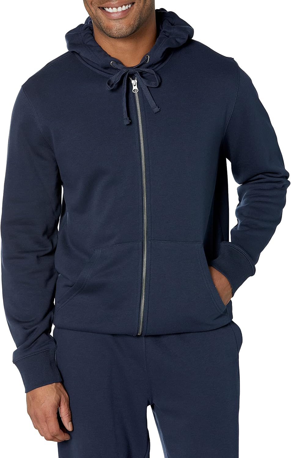 Amazon Essentials Men’s Long-Sleeve French Terry Full-Zip Hoodie (Available in Big & Tall)