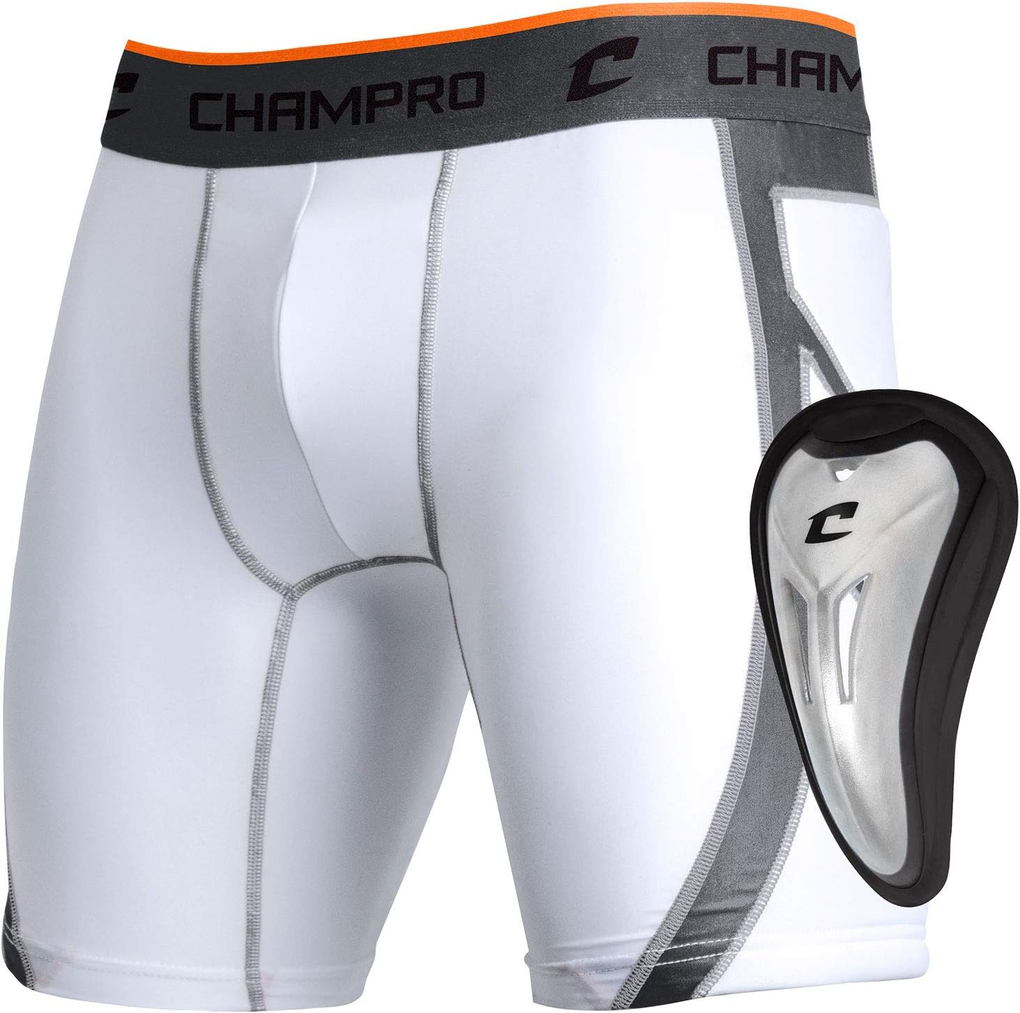 CHAMPRO Wind-up Compression Sliding Shorts with Cup