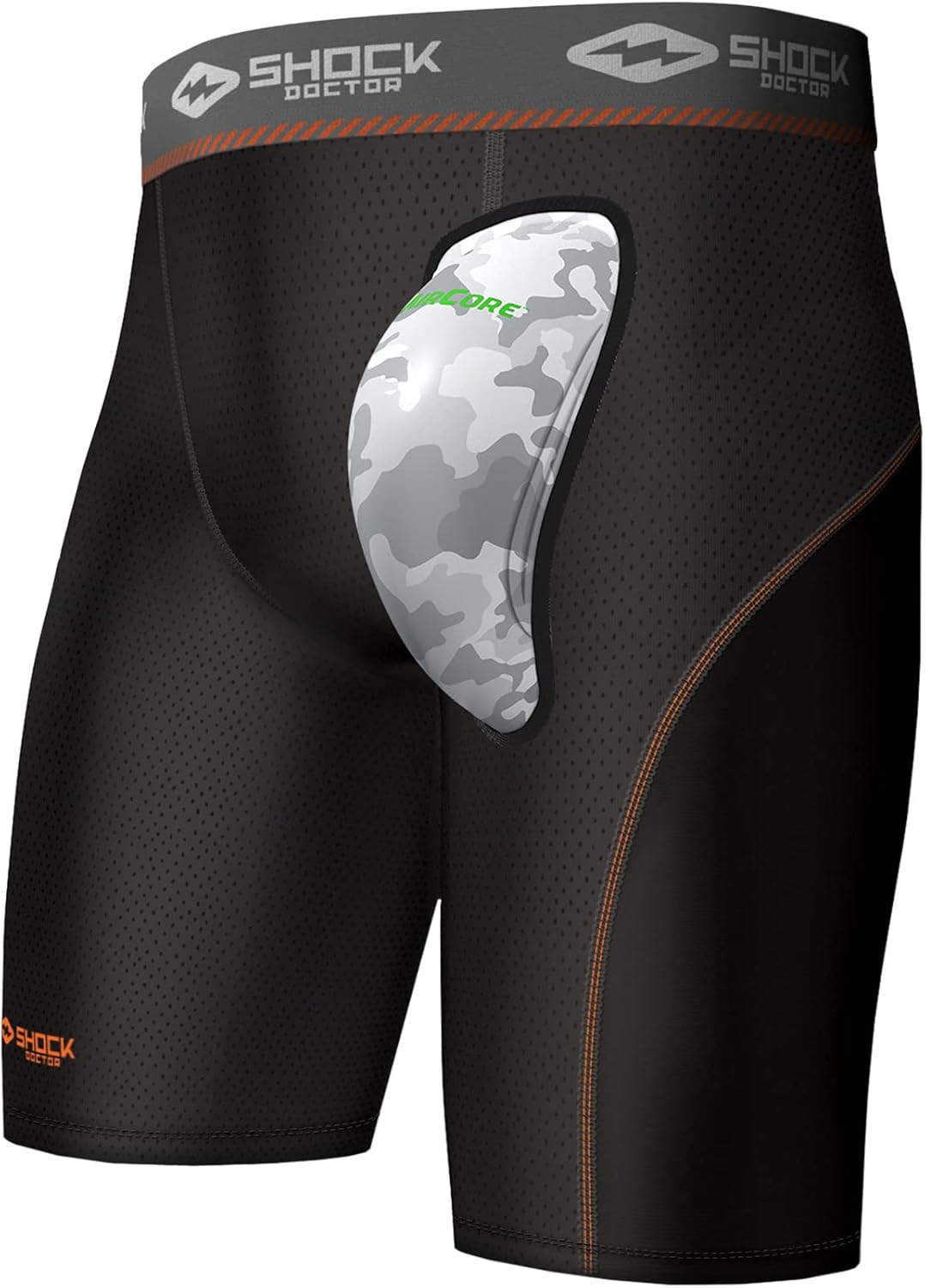 Compression Short w/AirCore Hard Cup YTH Black L
