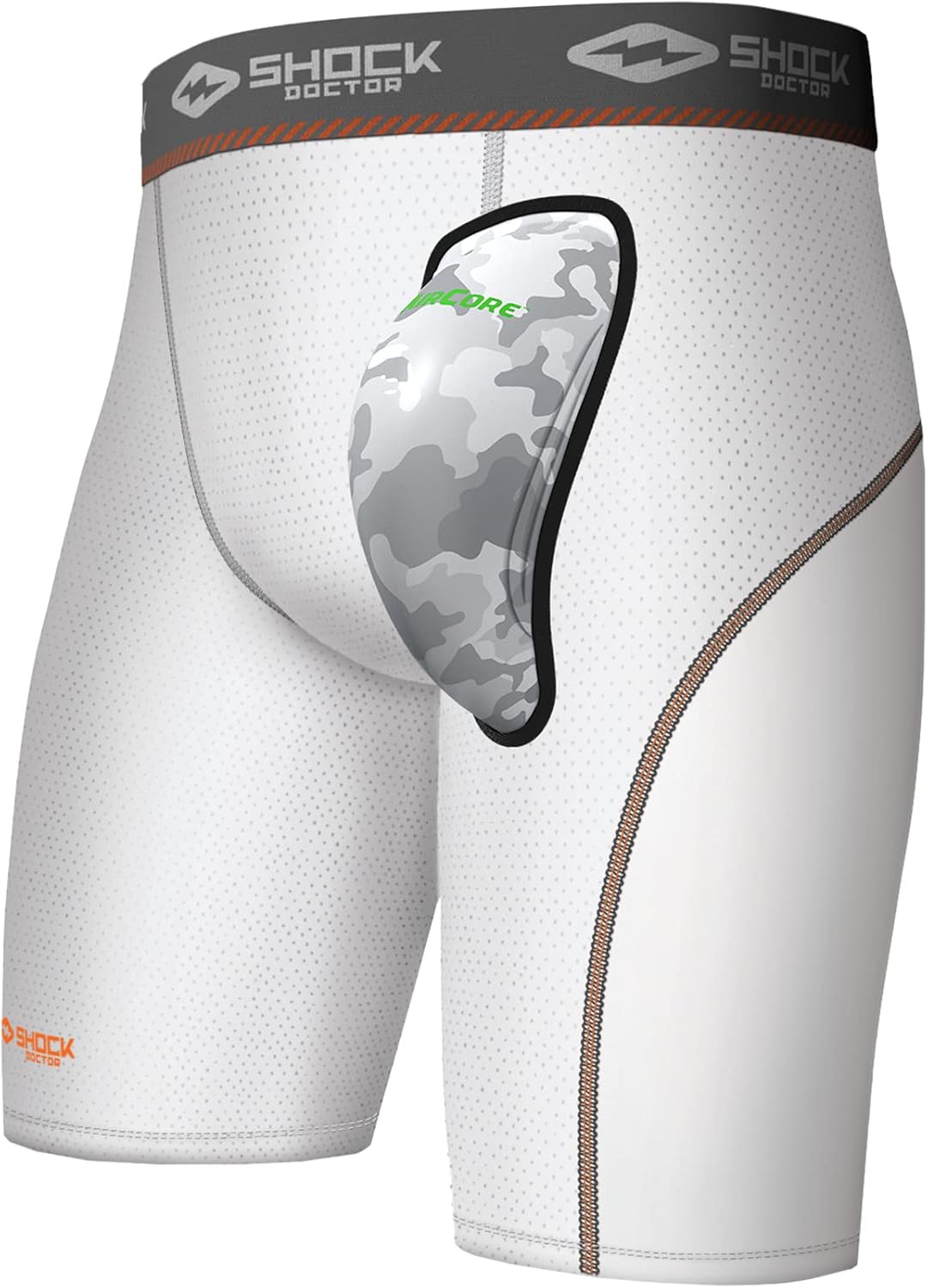 Compression Short w/AirCore Hard Cup YTH White M