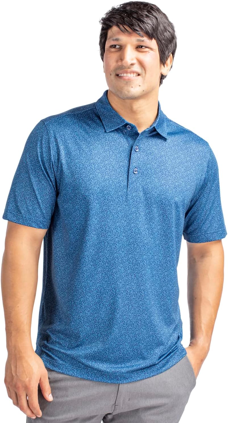 Cutter & Buck Men’s Pike Micro Floral Print Polo