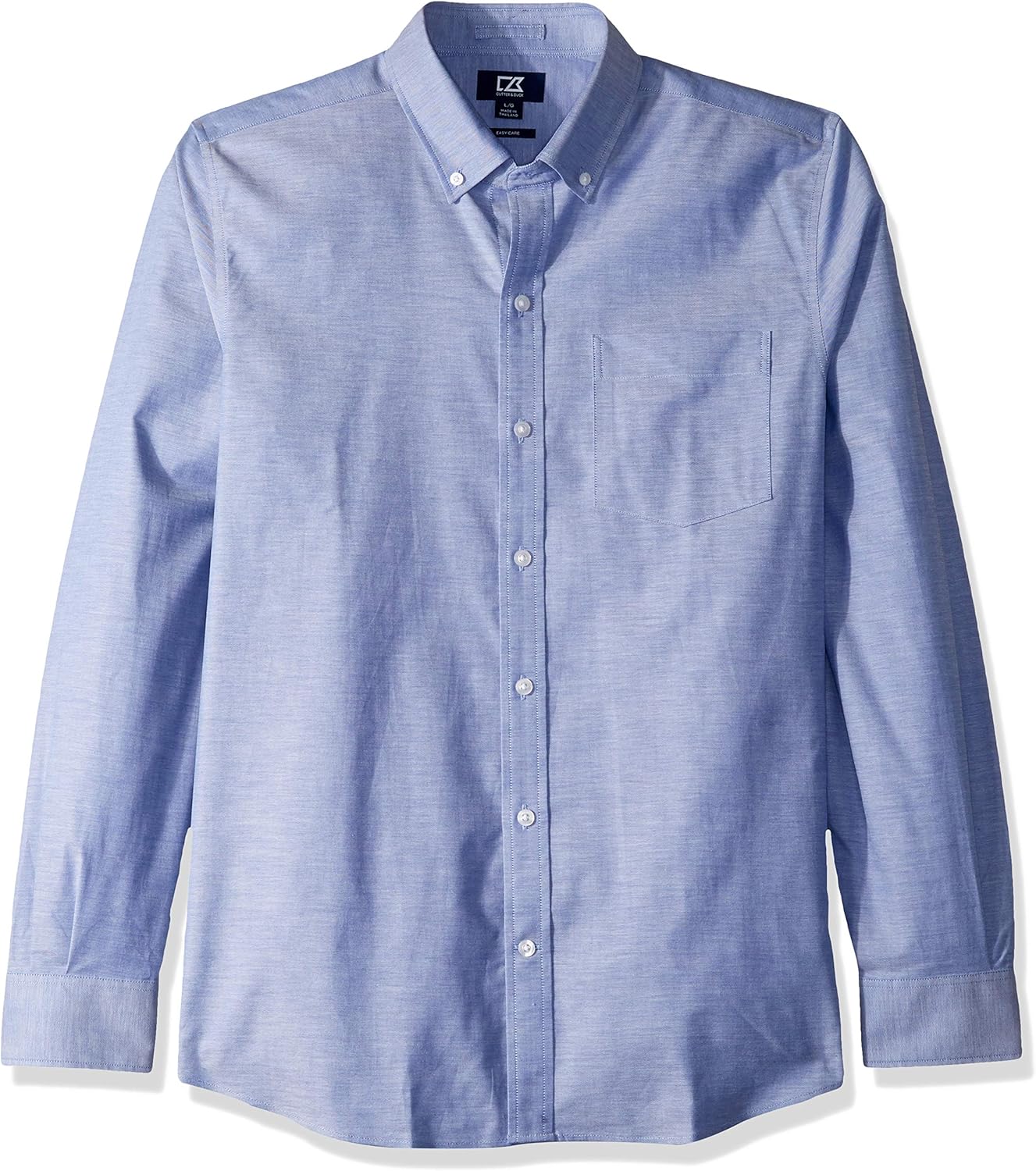 Cutter & Buck Men’s Wrinkle Resistant Tailored Fit Long Sleeve Button Down Shirt