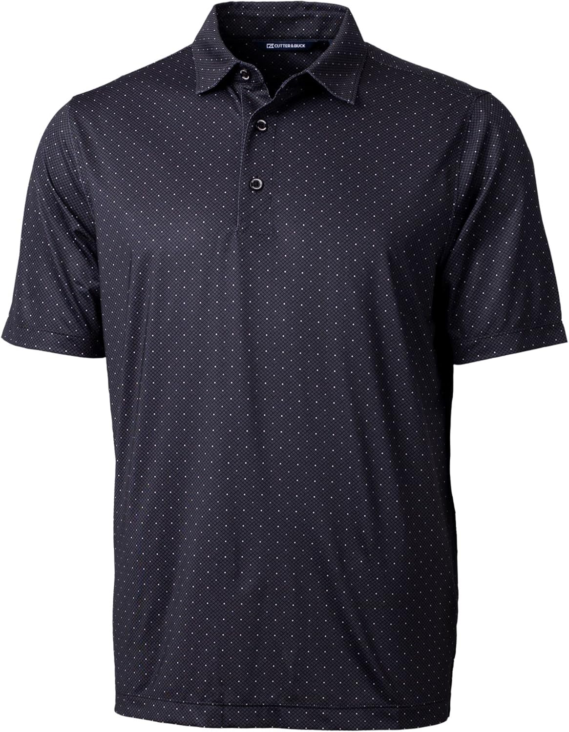 Cutter & Buck Pike Double Dot Print Stretch Mens Big and Tall Short Sleeve Polo