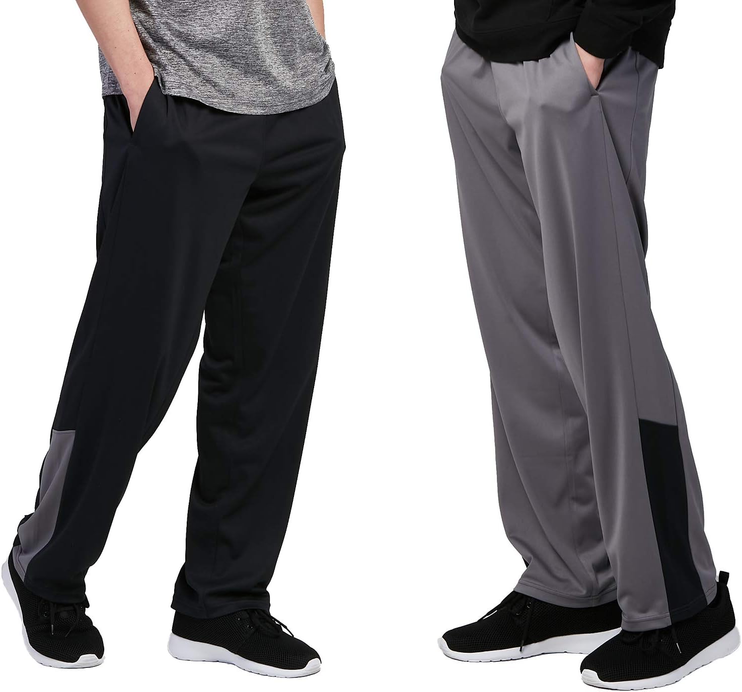 DEVOPS 1 or 2 Pack Men’s Active Performance Workout Athletic Training Sweatpants Gymwear