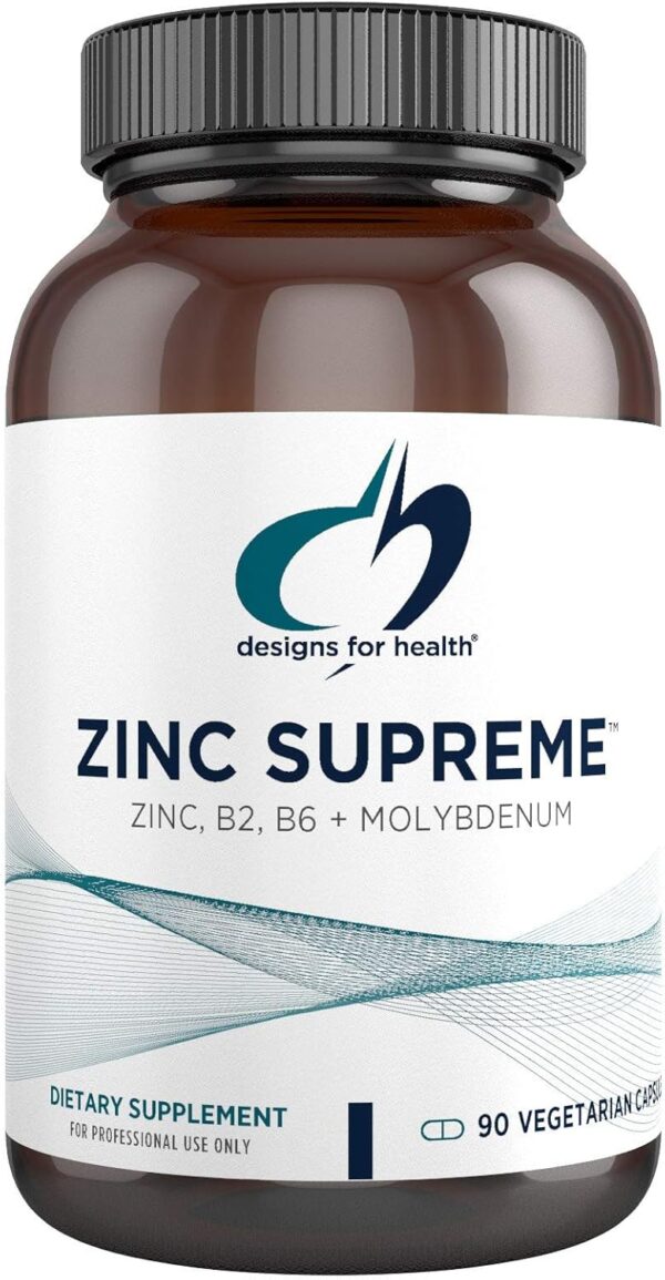 Designs for Health Zinc Supreme – 30mg Zinc Bisglycinate Chelate ...