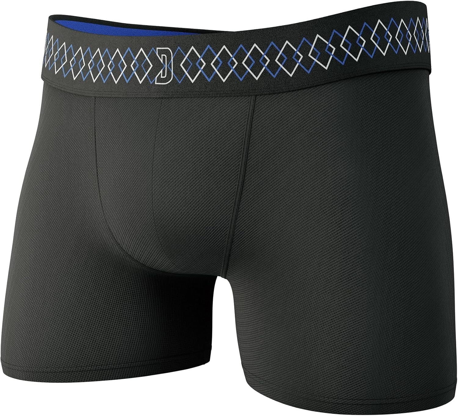 Diamond MMA Performance Compression Boxer Shorts + Built-in Inner Sports Brief for Athletic Training