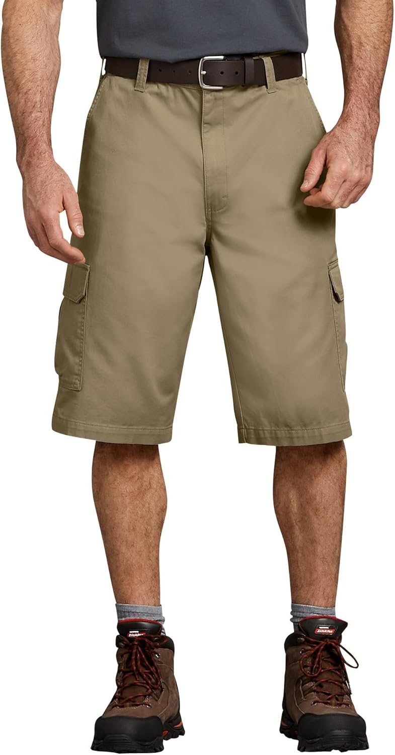 Dickies Men’s 13 Inch Loose Fit Cotton Cargo Short