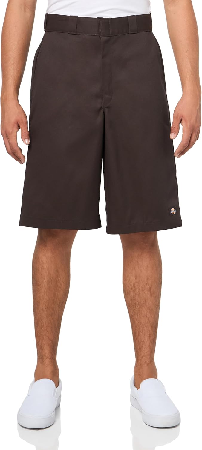 Dickies Men’s Loose Fit Flat Front Work Shorts, 13″