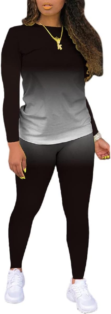 DvaeMalligo Two Piece Outfits for Women Jogger Outfit Tracksuit Sweatsuits and Sweatpants Sports Sets