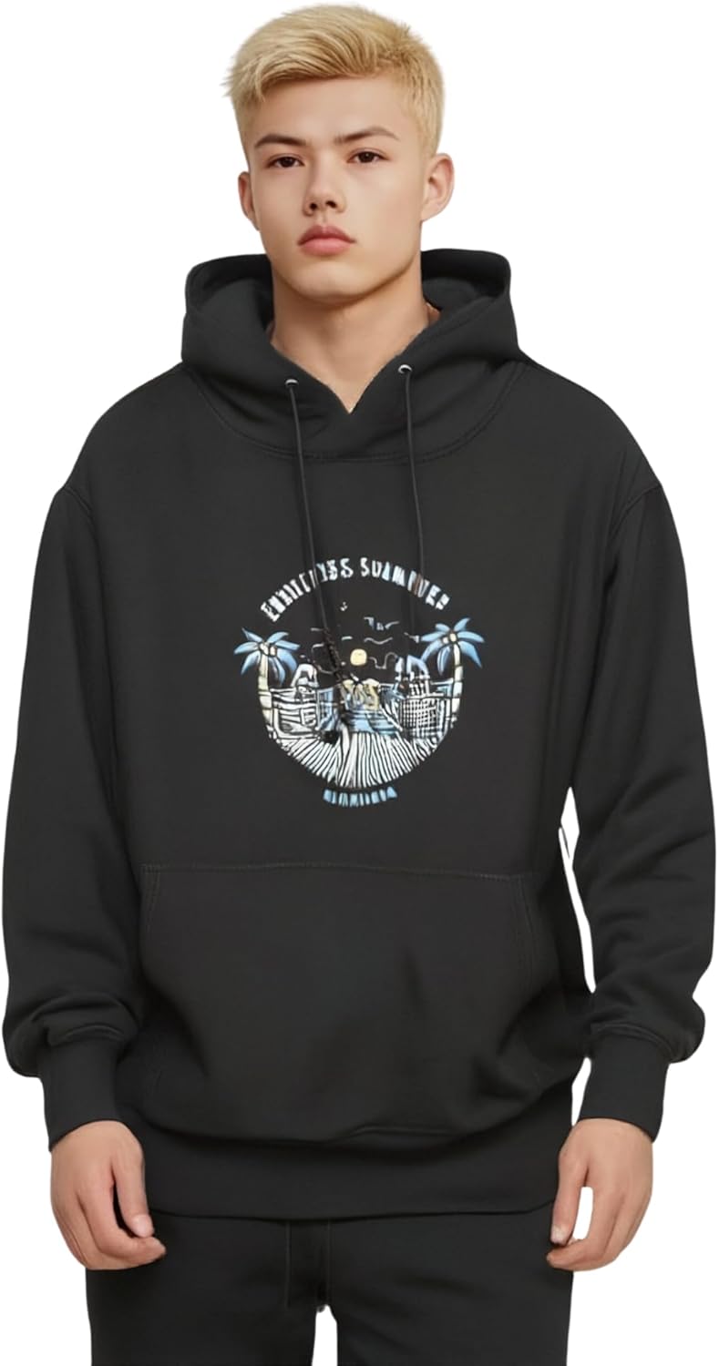 Hoodies for Men Women skull Graphic Fleece Sweatshirts Pullover Novelty Cool Funny Hoody Hooded