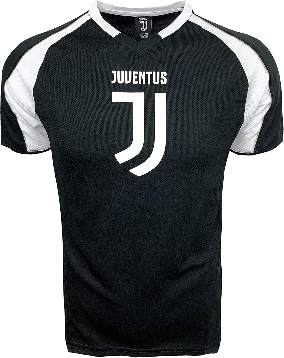 Icon Sports Boy’s Black Shirt, Soccer Poly Jersey Tee Youth Sizes