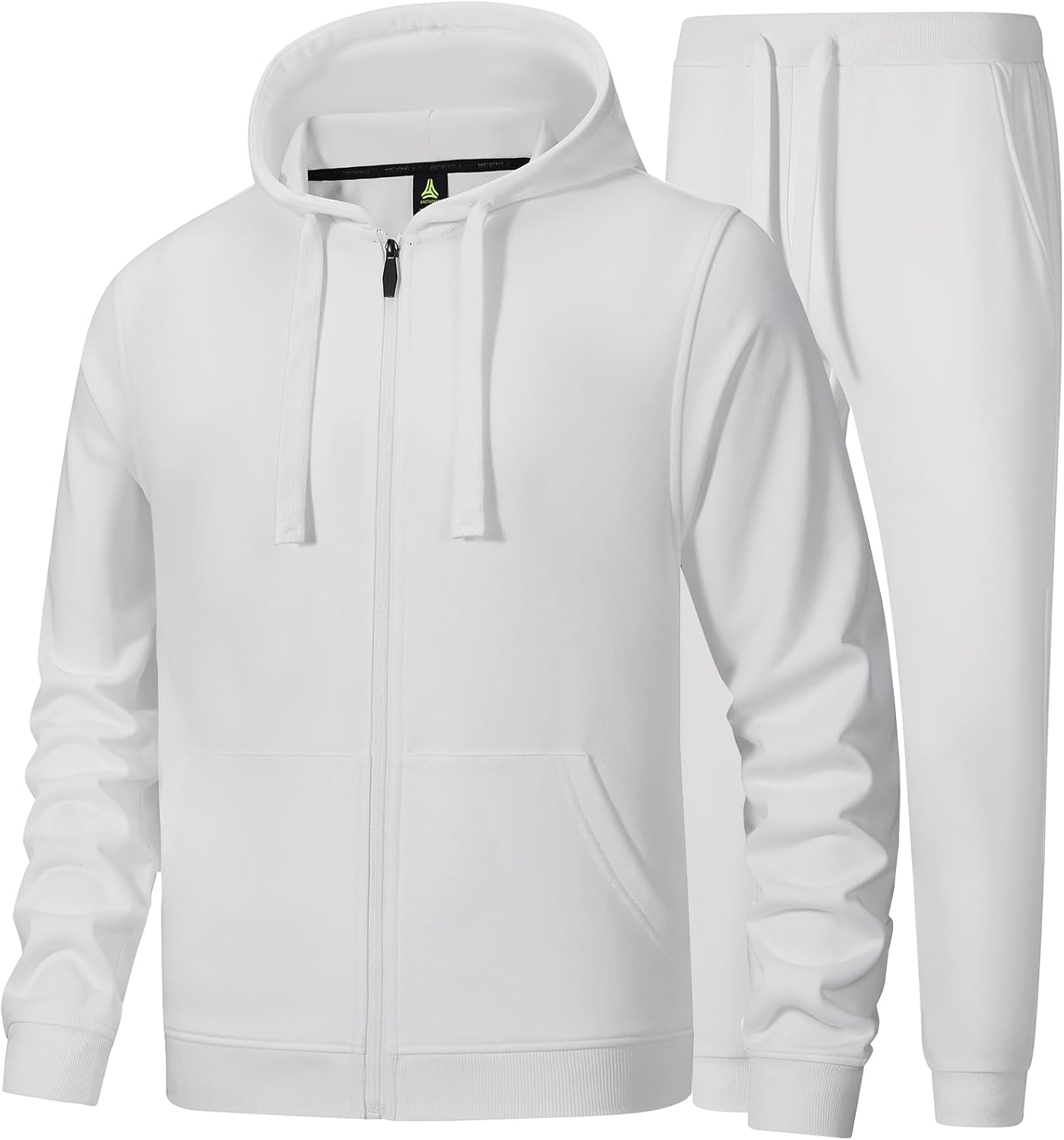 Men’s Hooded Athletic Tracksuit Casual 2 Pieces Hoodies Sweatsuit for Men