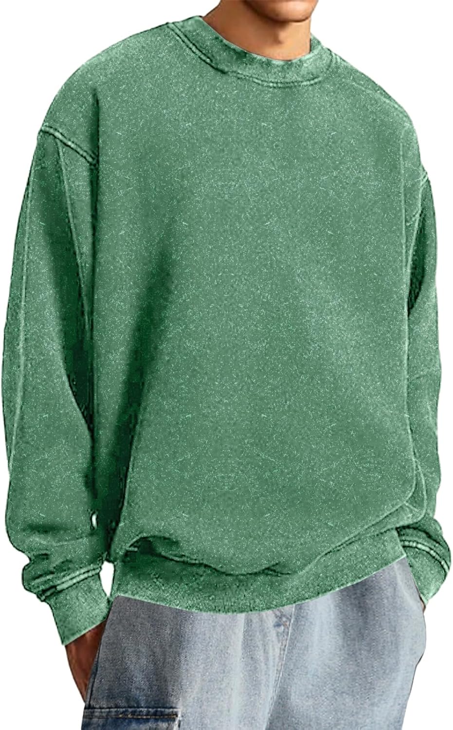 Mens Hoodies Pullover Oversized Hoodie Plush Cotton Hooded Couples Vintage Trendy Washed Streetwear Sweatshirt