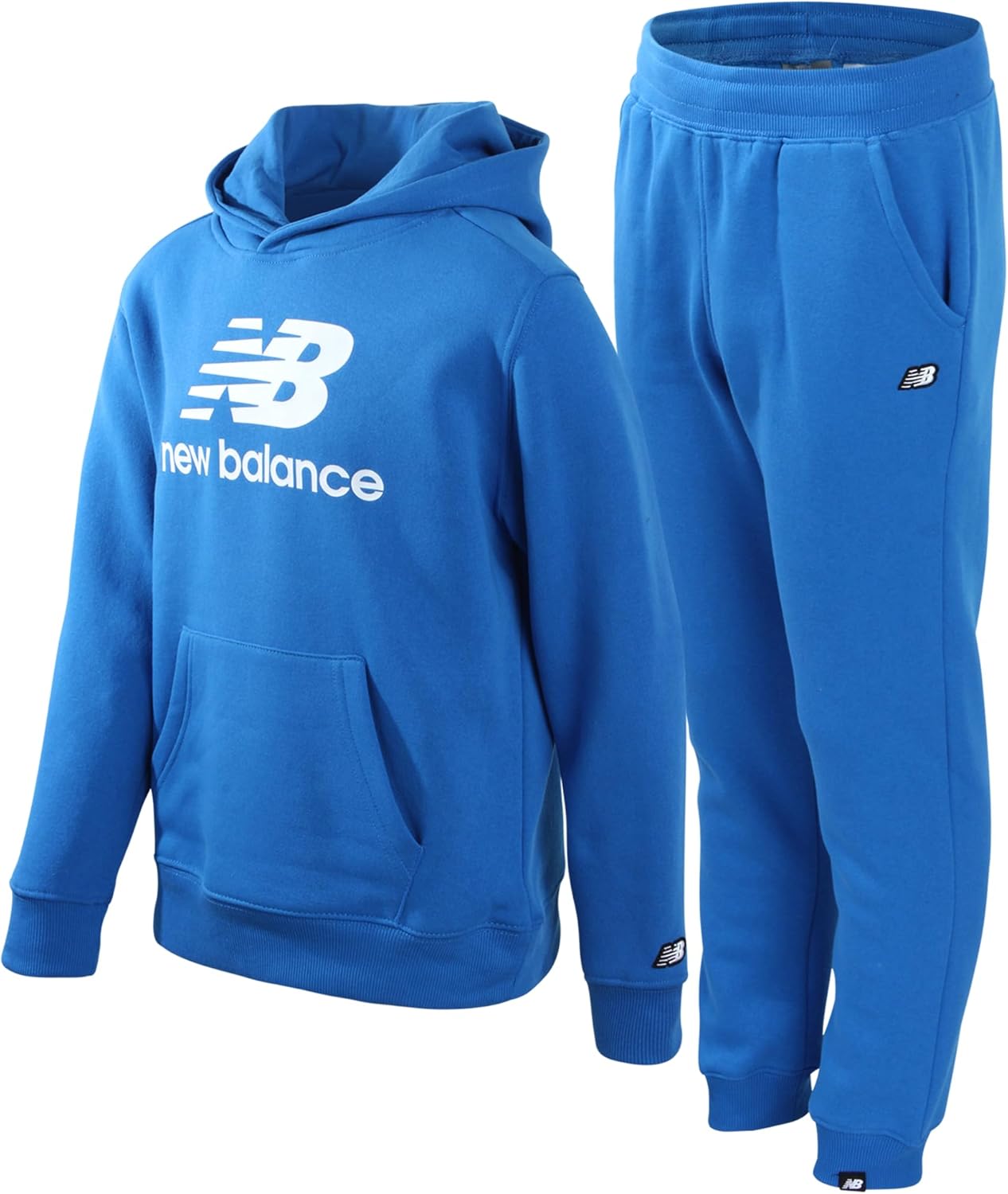 New Balance Boys’ Jogger Set – 2-Piece Fleece Pullover Hoodie and Sweatpants