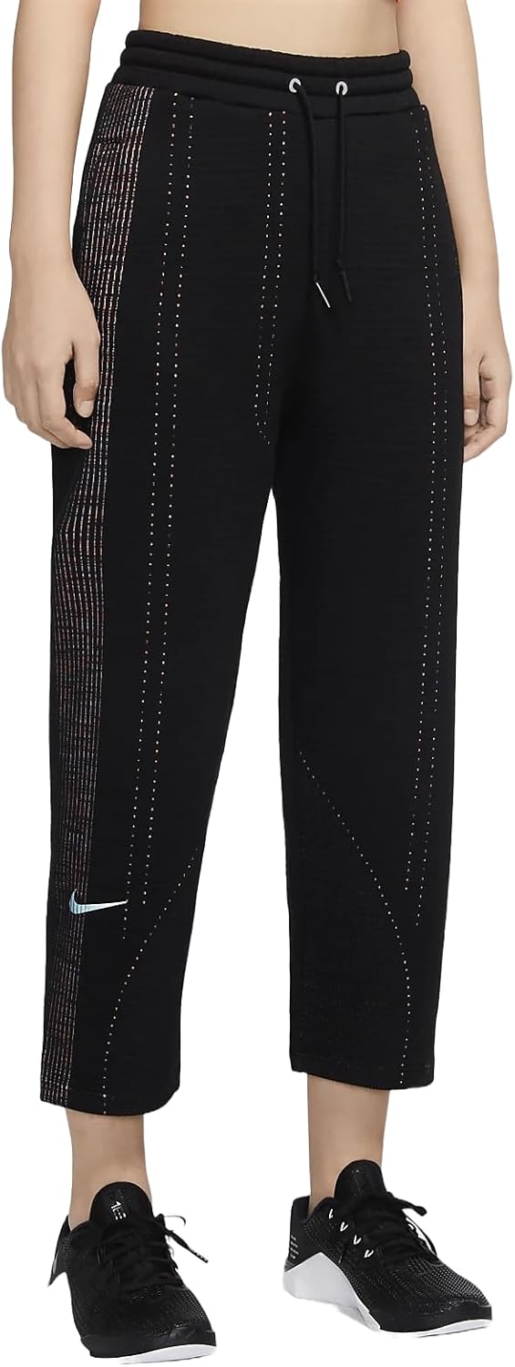 Nike Women’s ‘City Ready’ Fleece Training Loose Fit Pants, Black, Medium