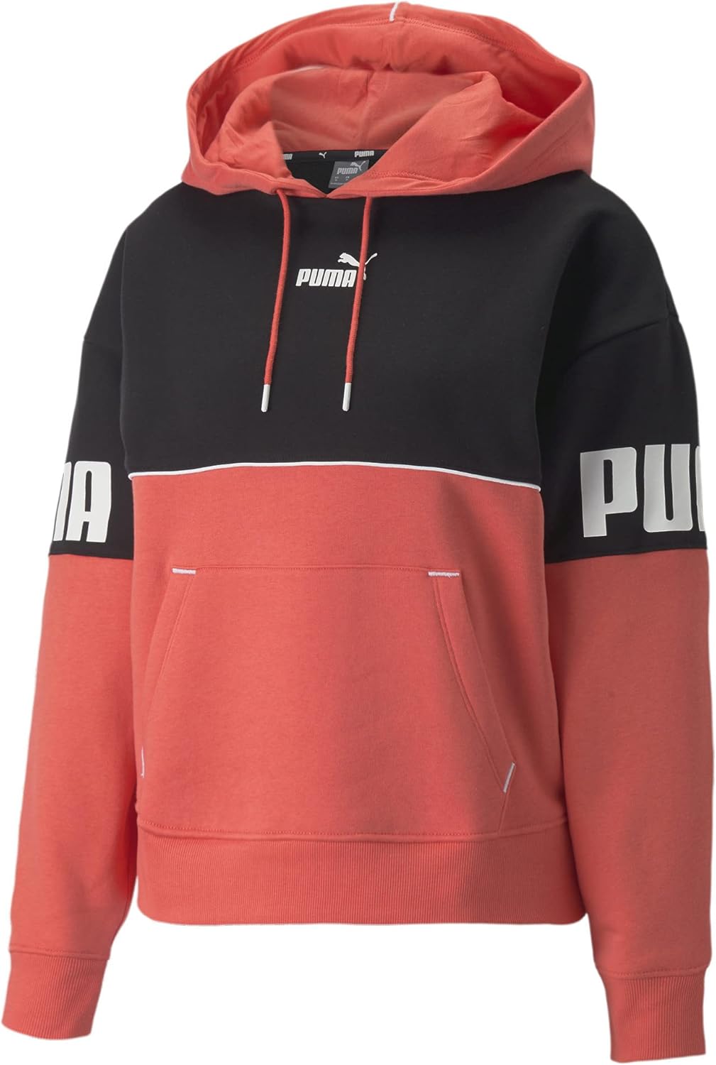 PUMA Men’s Big and Tall Power Colorblock Fleece Hoodie
