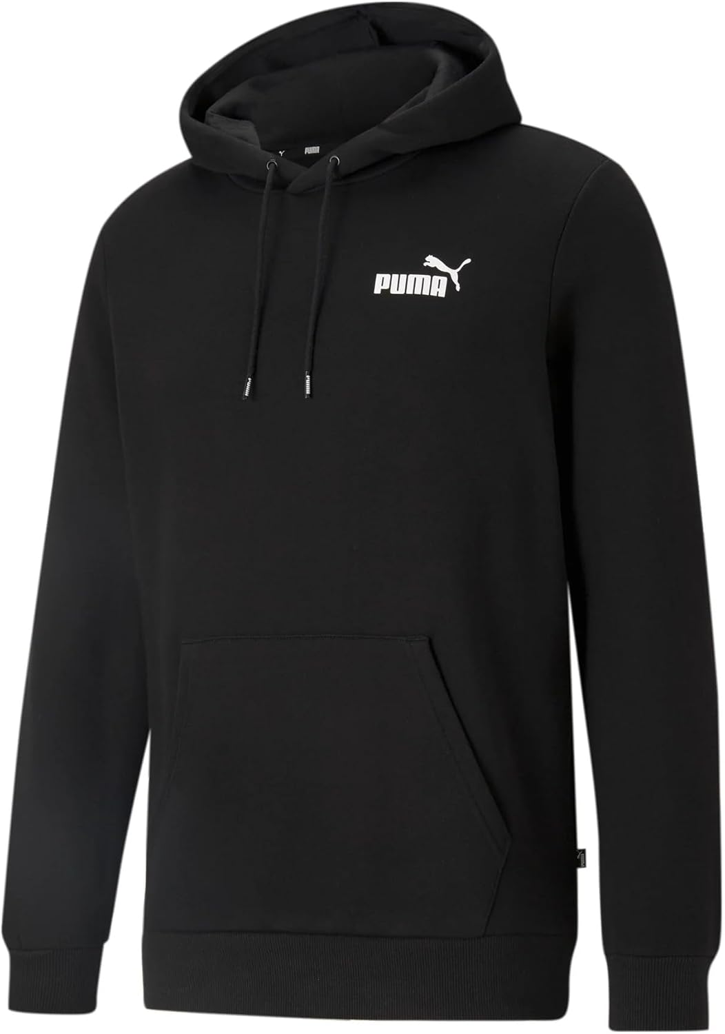 PUMA Men’s Black ESS+ Embroidery Logo Hoodie – 3XL