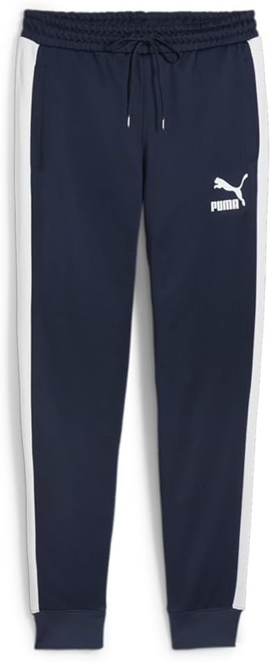 Puma Mens T7 Iconic Pants Casual Drawstring – Blue
