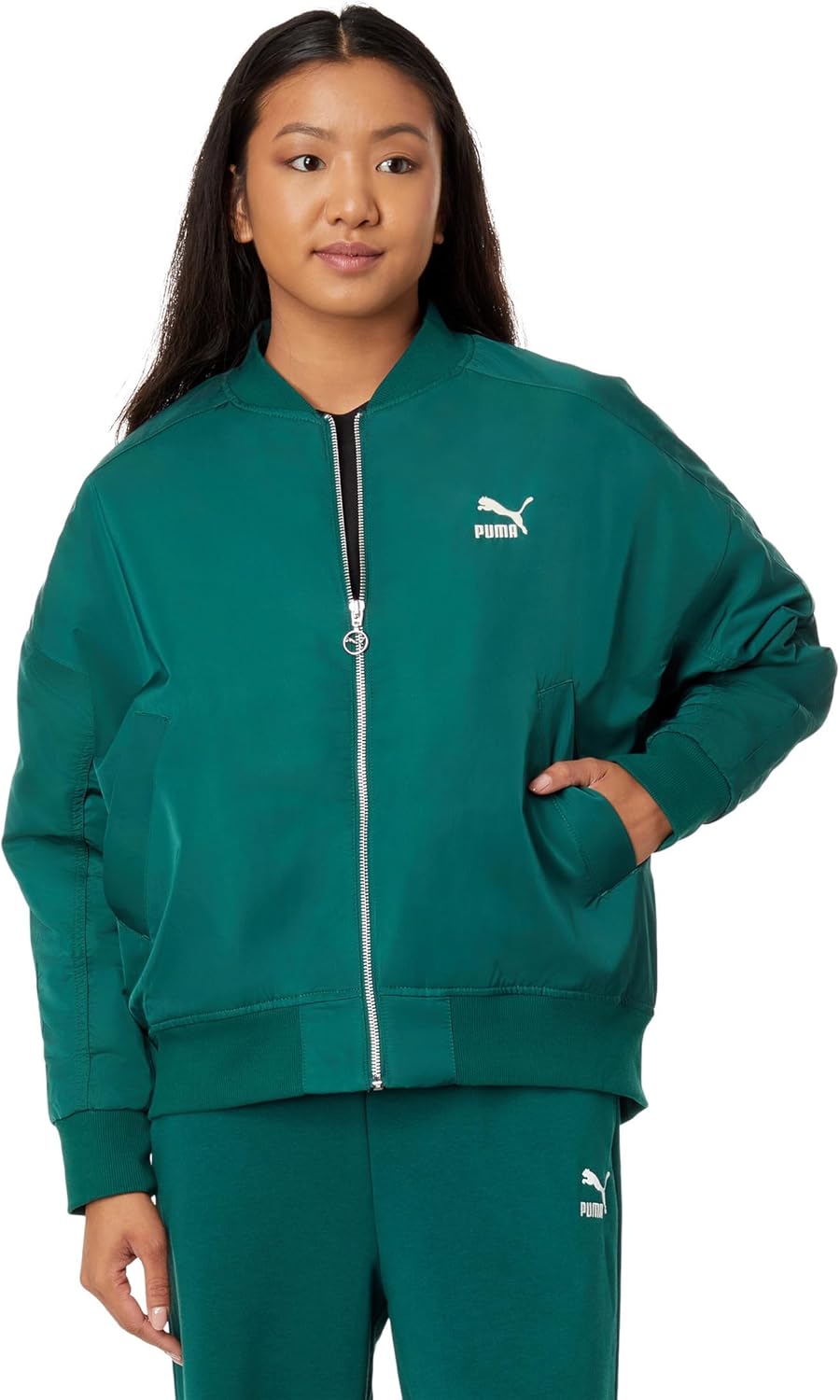 PUMA Men’s T7 Shiny Bomber Jacket