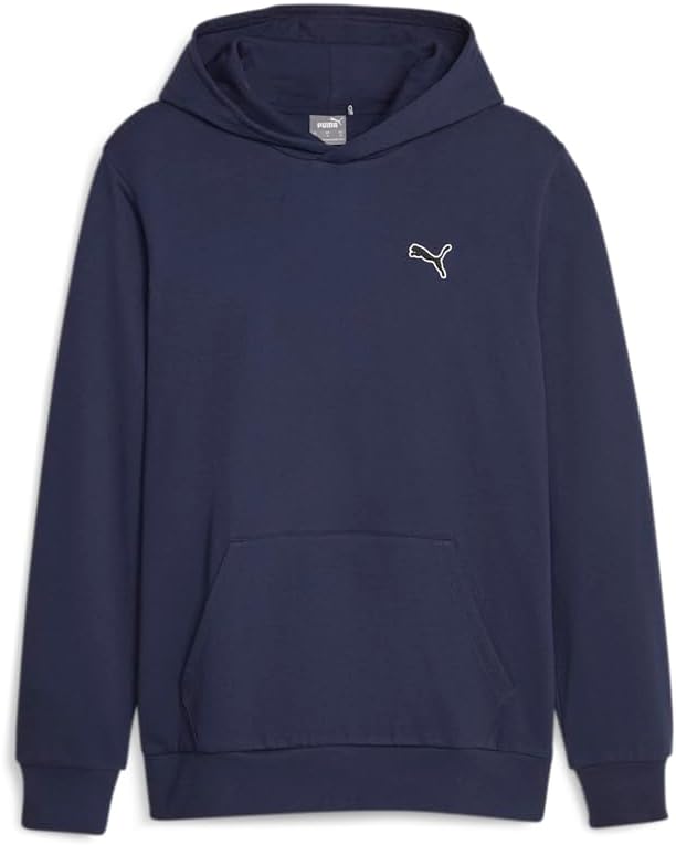 Puma Mens Better Essentials Hoodie Casual Outerwear Casual Pockets – Blue