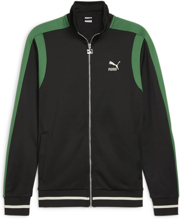 Puma Mens For The Fanbase T7 Athletic Outerwear Casual – Black