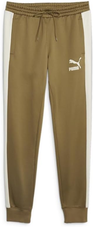 Puma Mens Iconic T7 Drawstring Pants Casual – Brown – Size XS