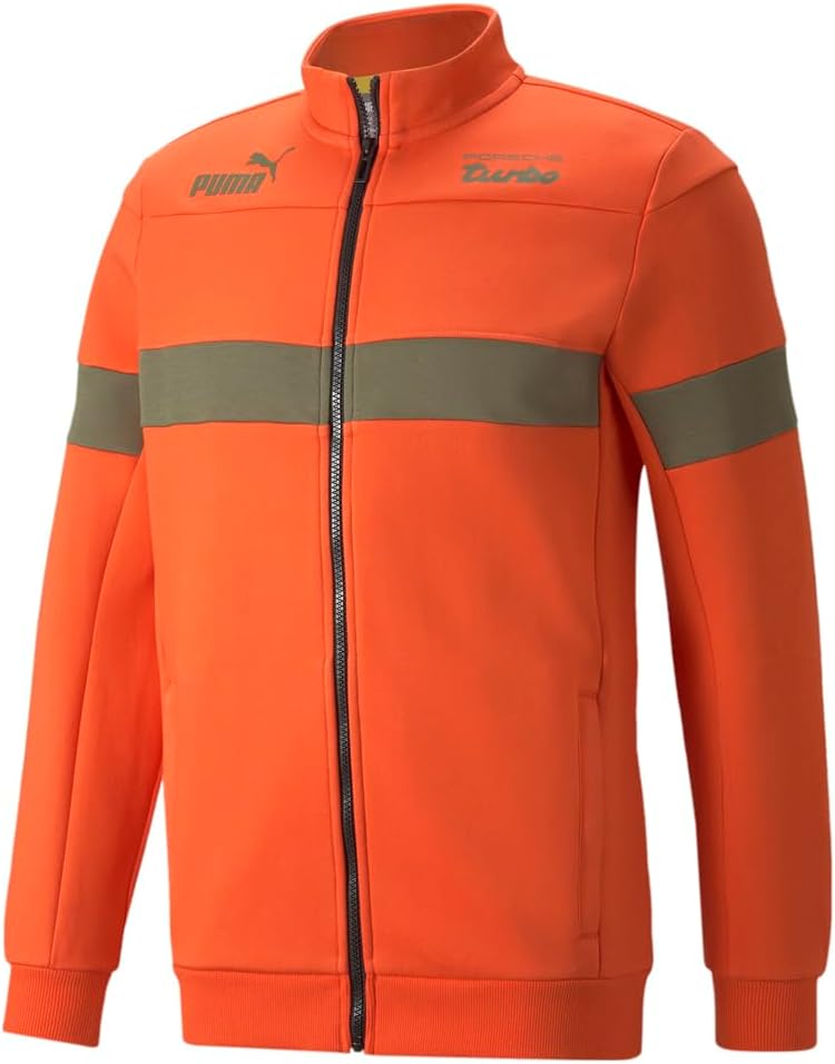Puma Mens Pl Sds Jacket Athletic Outerwear Casual – Orange