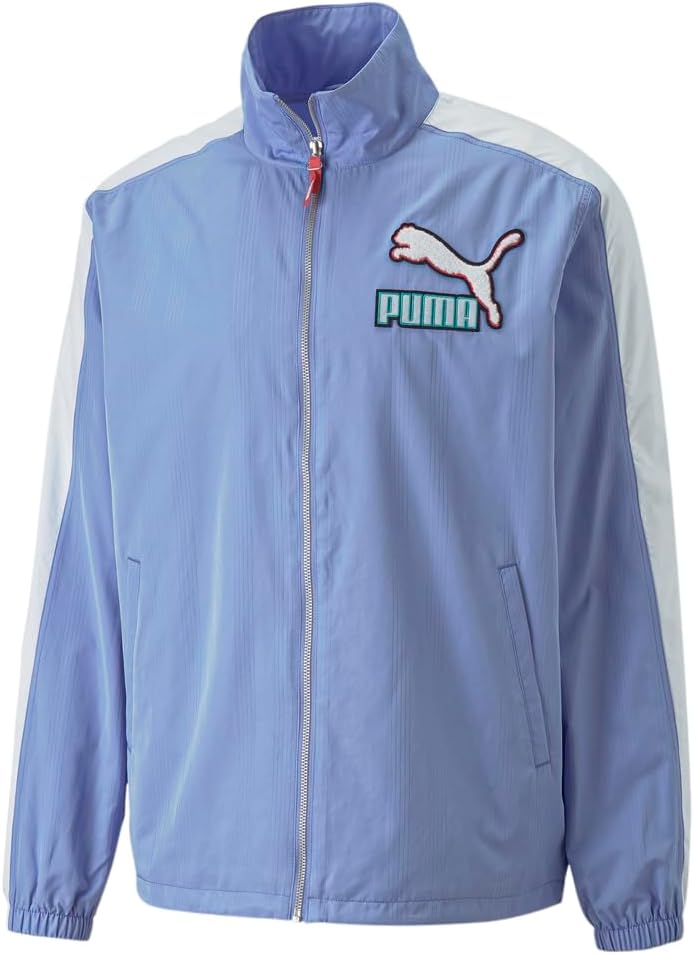 Puma Mens T7 Fandom Athletic Outerwear Casual Full Zip – Purple