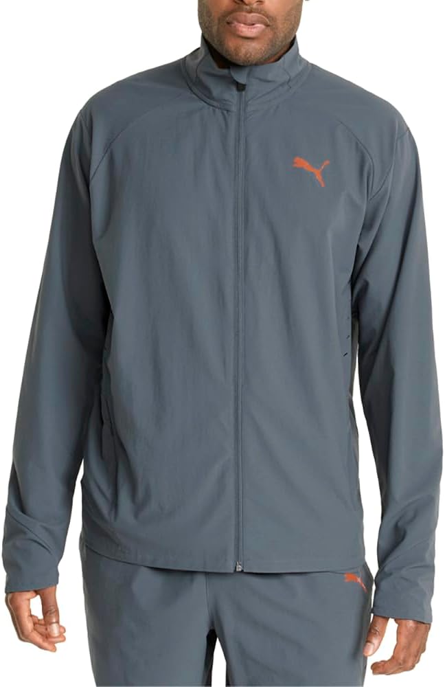 Puma Mens Train Ultraweave Jacket Coats Jackets Outerwear Breathable – Grey