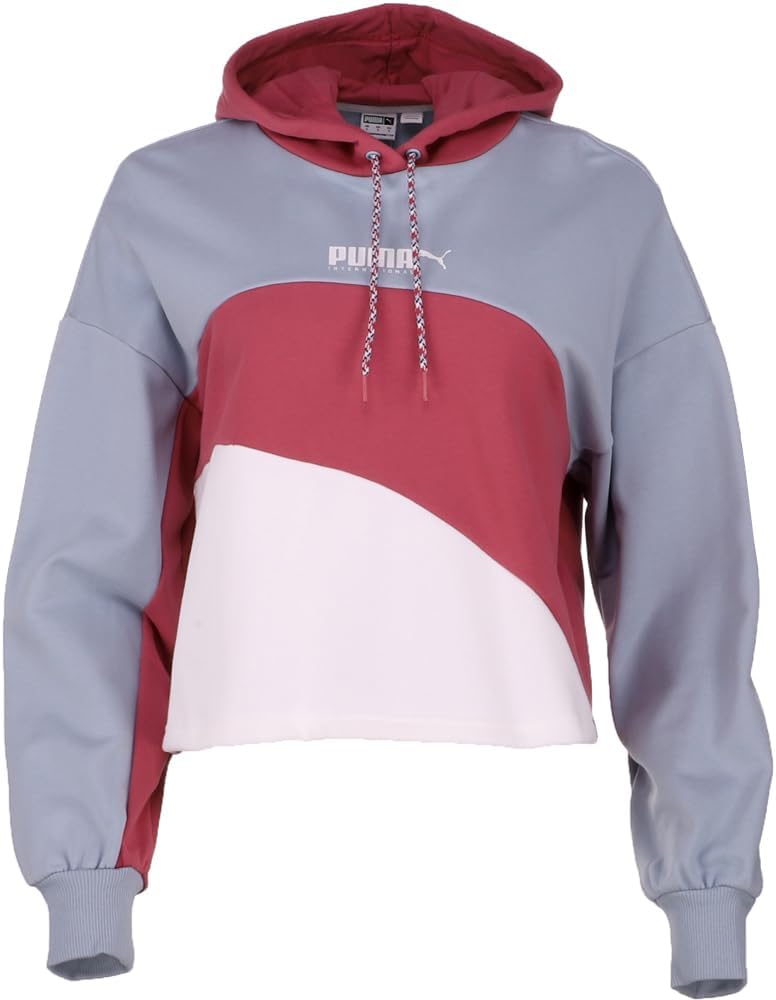 Puma Womens City Lights Hoodie Athletic Outerwear Casual – Pink
