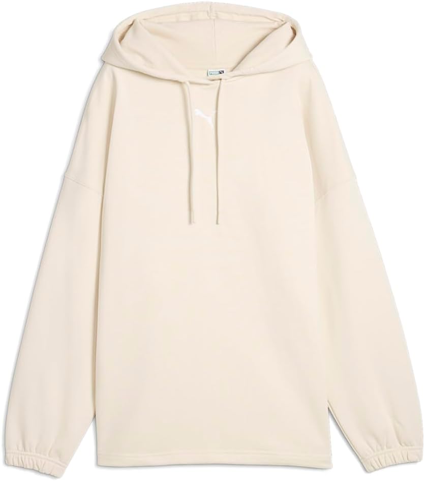 Puma Womens Dare To Oversized Hoodie Casual Outerwear Casual – Off White