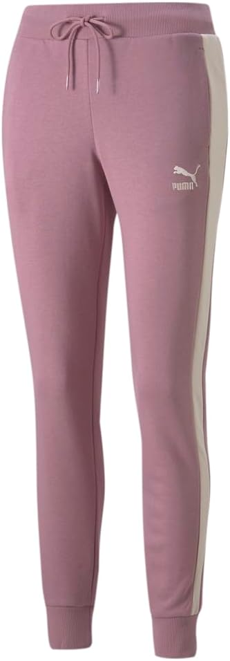 Puma Womens Iconic T7 Drawstring Pants Casual Drawstring – Purple