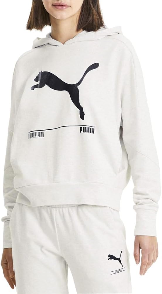 Puma Womens Nu-Tility Hoodie Casual Outerwear Casual – White