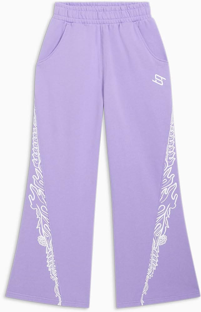 Puma Womens Stewie X City of Love Sweatpants Casual – Purple