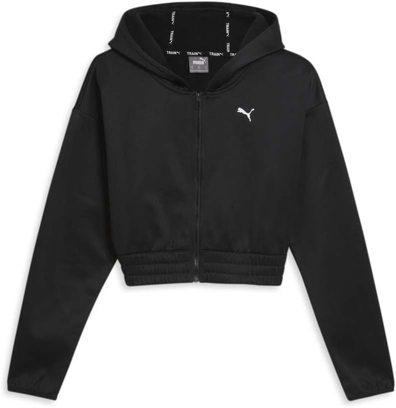 Puma Womens Strong Hoodie Casual Outerwear Casual Sustainable – Black