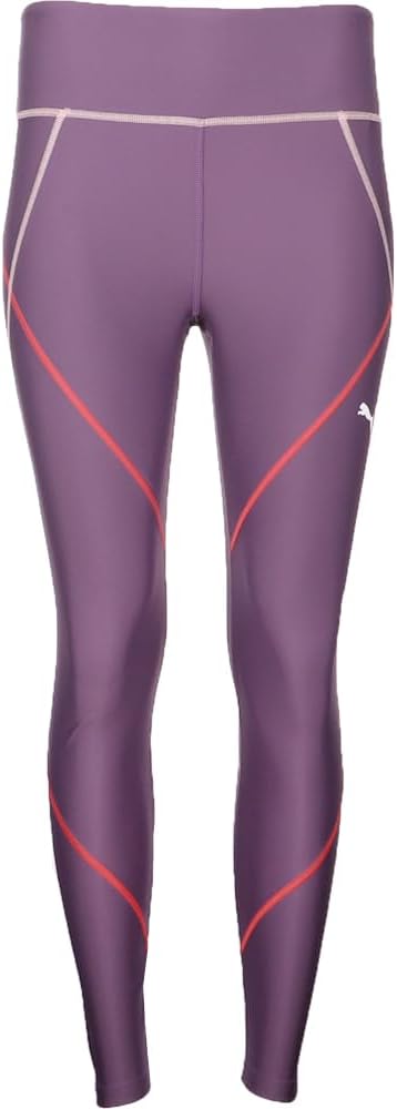 Puma Womens Train Linear Stitched Poly Athletic Leggings Casual – Purple