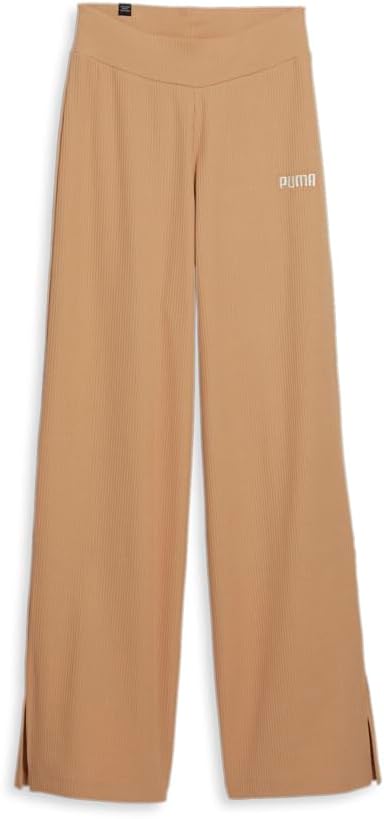 Puma Womens Wide Leg Pants Casual – Brown