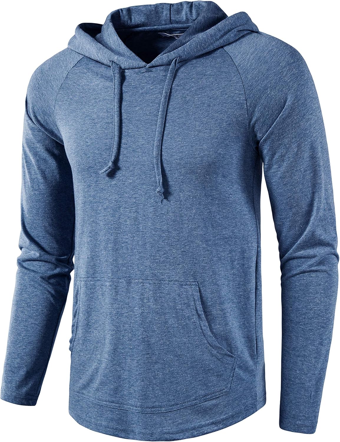 SIR7 Men’s Gym Workout Active Long Sleeve Pullover Lightweight Hoodie Casual Hooded Sweatshirts