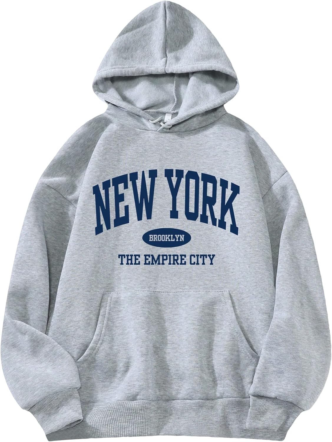 SOLY HUX Women’s Letter Print Hoodies Drawstring Long Sleeve Pocket Casual Pullover Sweatshirt