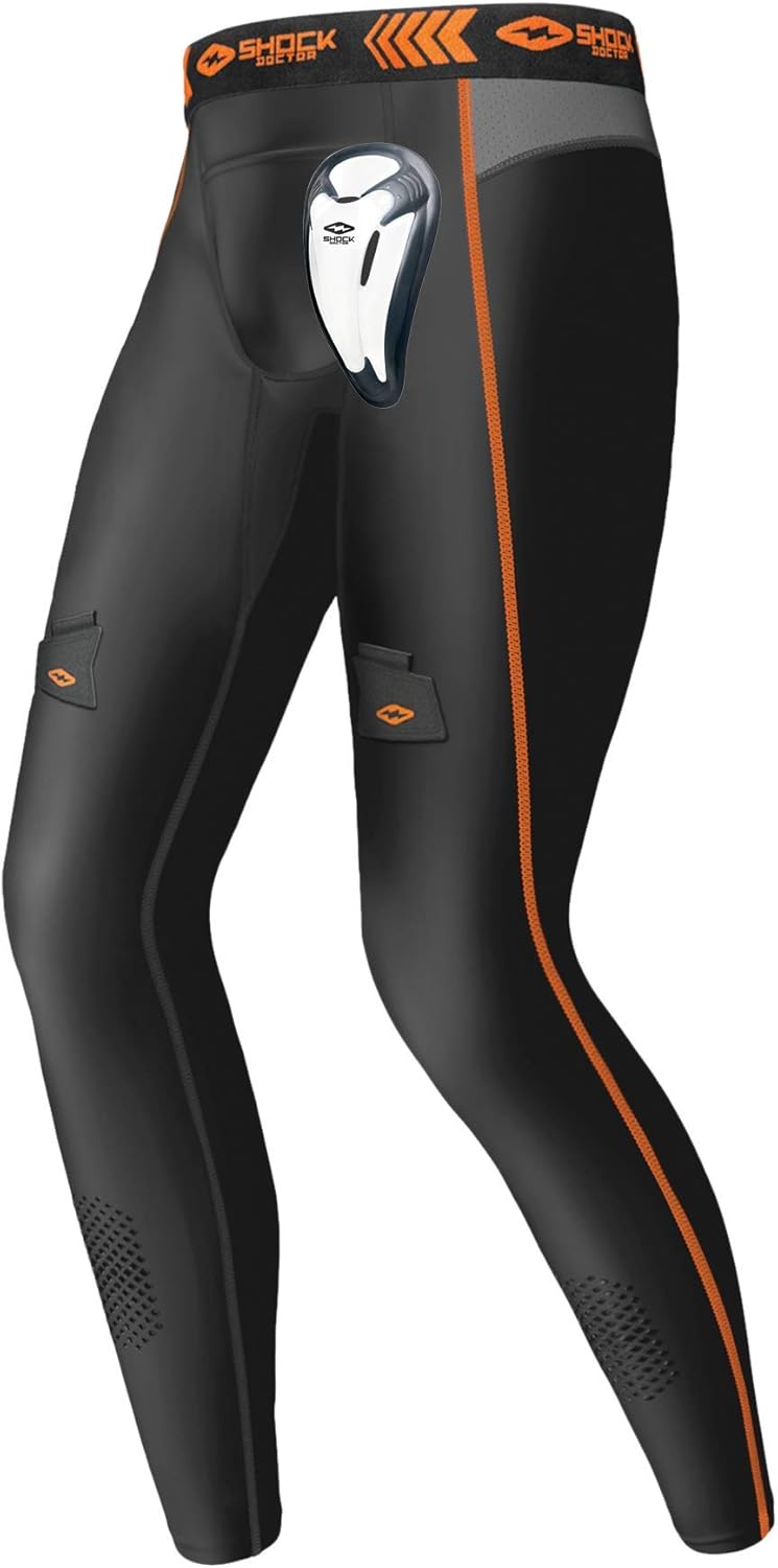 Shock Doctor Men’s Core Hockey Pants with Protective Bioflex Cup (Adult)