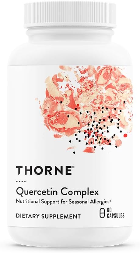 THORNE Quercetin Complex (Formerly Quercenase) – Nutritional Support for Seasonal Allergies – 60 Capsules – 60 Servings