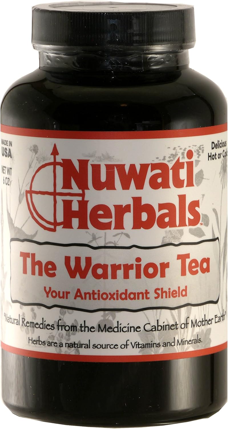 The Warrior Herbal Loose Tea Blend – Antioxidant Shield Against Free-Radicals, 6 Ounces