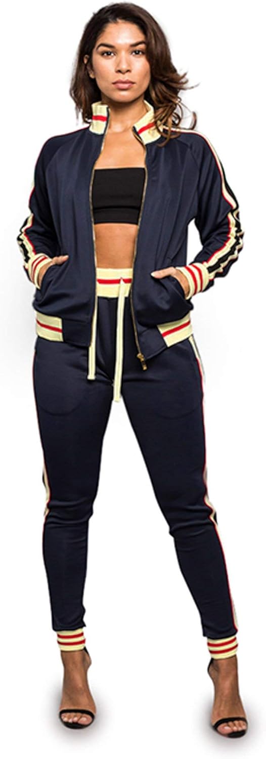 VICTORIOUS Women’s 2 Piece Tracksuit Set – Long Sleeve Sweatshirts and Sweat Pants