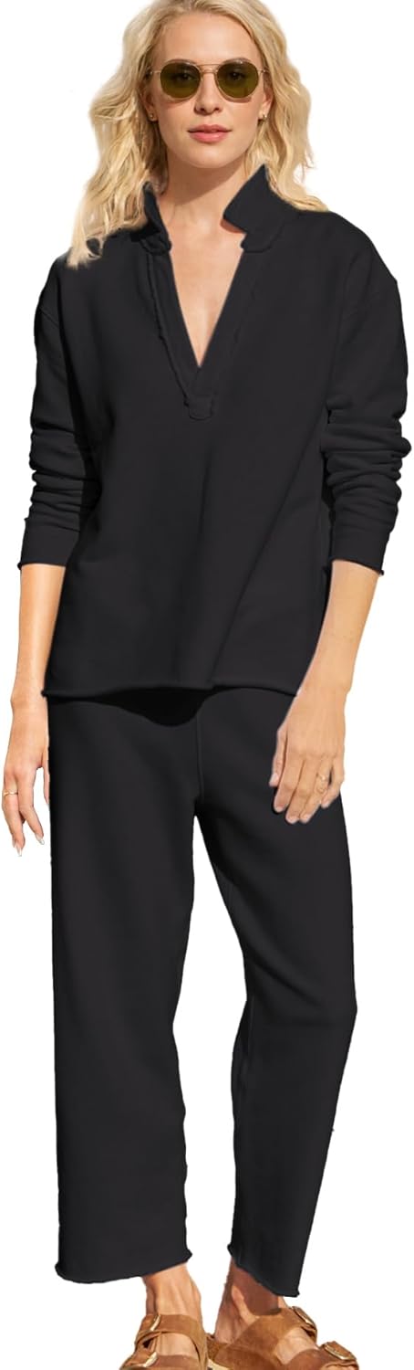 Women Tracksuits 2 Piece Set Carmel Travel Set Patrick Pullover Sweatshirt Catherine Sweatpants Casual Lounge Set