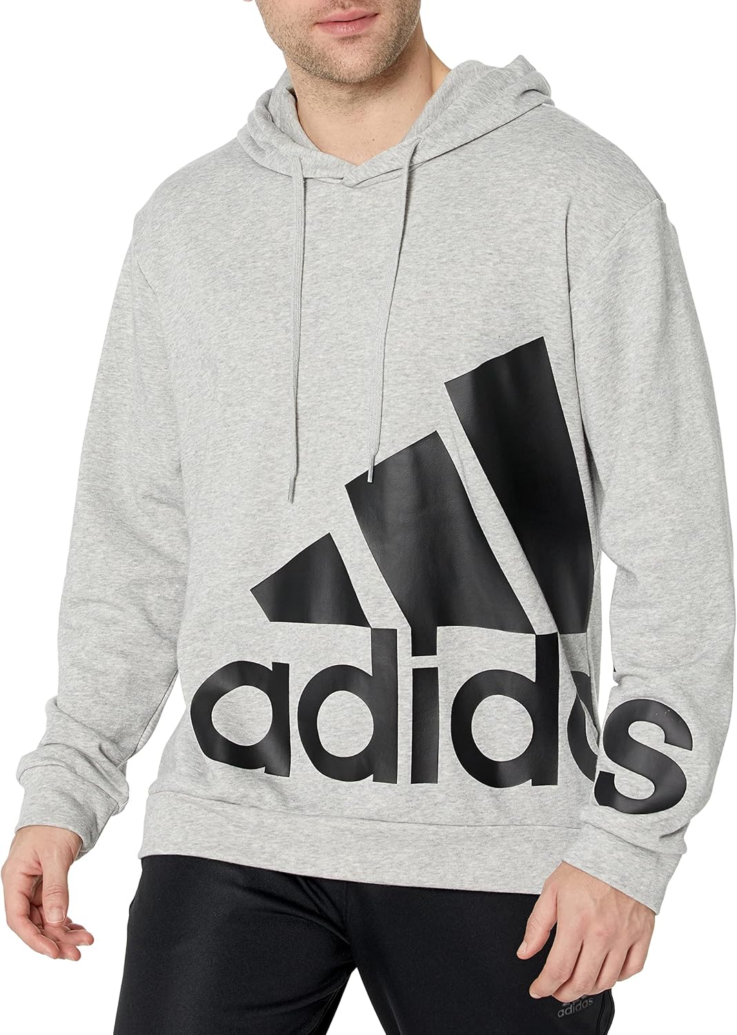 adidas Men’s Essentials Giant Logo French Terry Hoodie