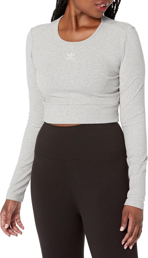 adidas Originals Women's Essentials Ribbed Long Sleeve T-Shirt