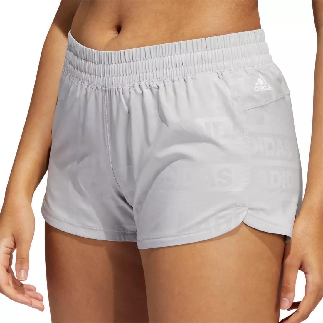 adidas Pacer Woven Deboss Women’s Athletic Shorts