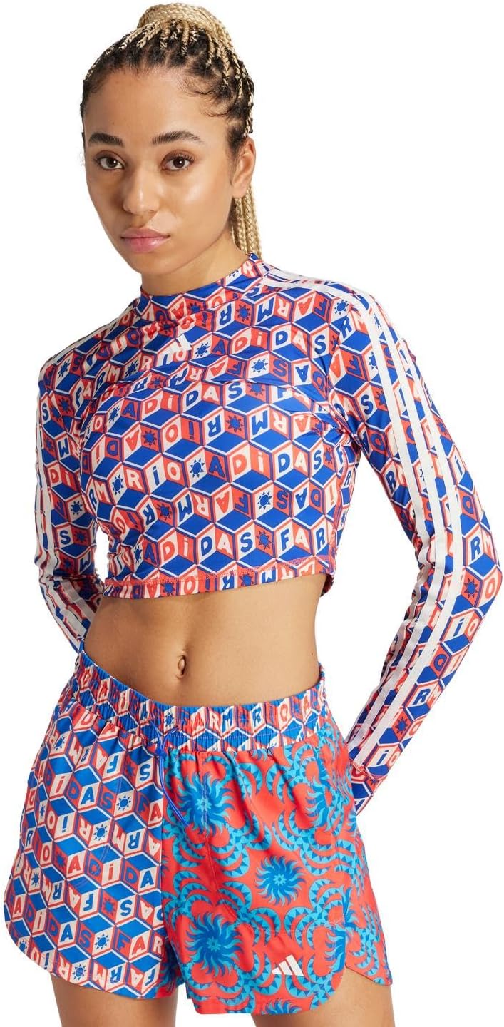adidas Women’s Farm Rio Cropped Long Sleeve Training Shirt