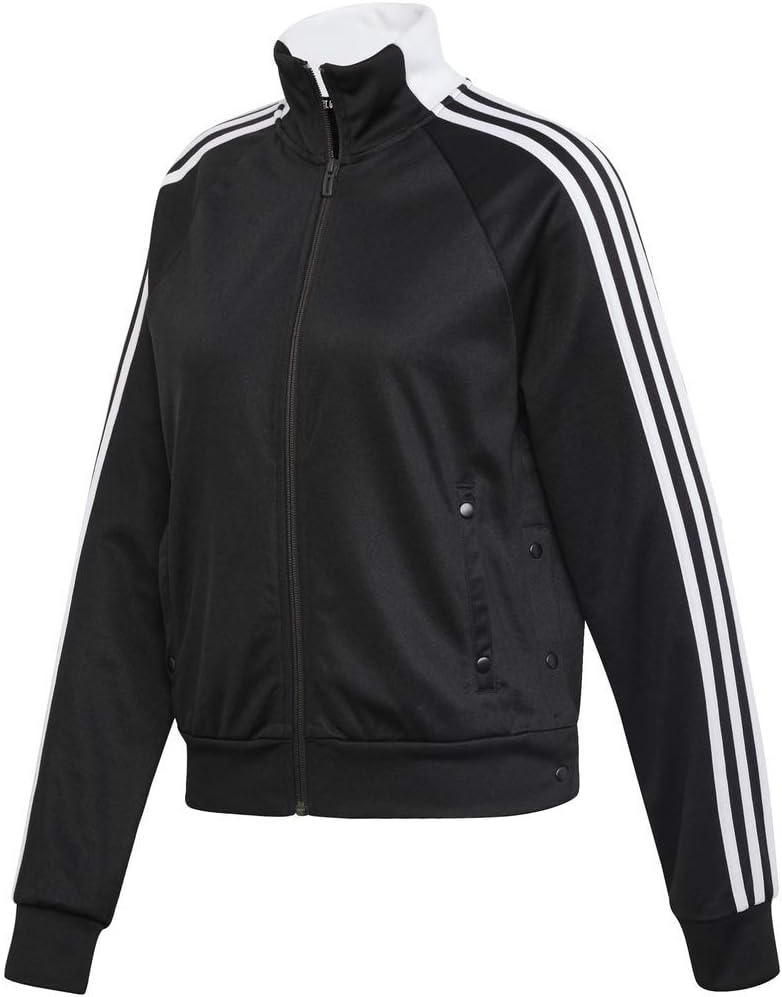 adidas Women’s Id 3-Stripes Snap Track Top Jacket